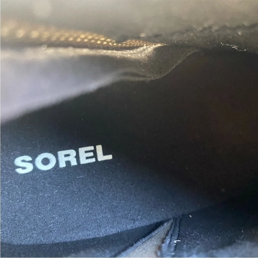 Sorel Joan of Arctic Wedge Zip-Up Ankle Boot Suede Leather Waterproof Bootie 9